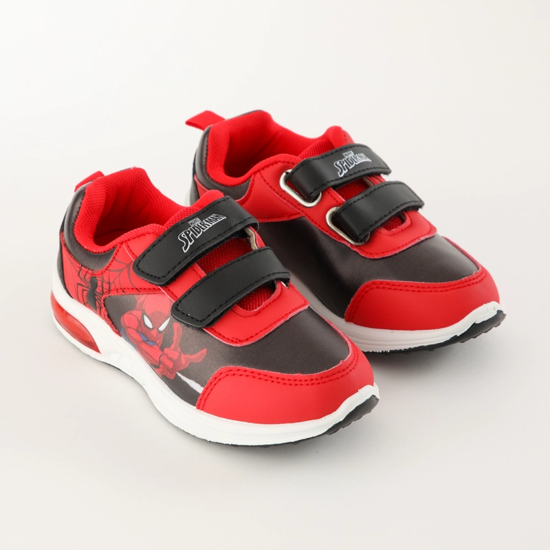 ZAPATILLAS CON LUCES NIÑO ACCION SPIDERMAN ROJO MARVEL - 2