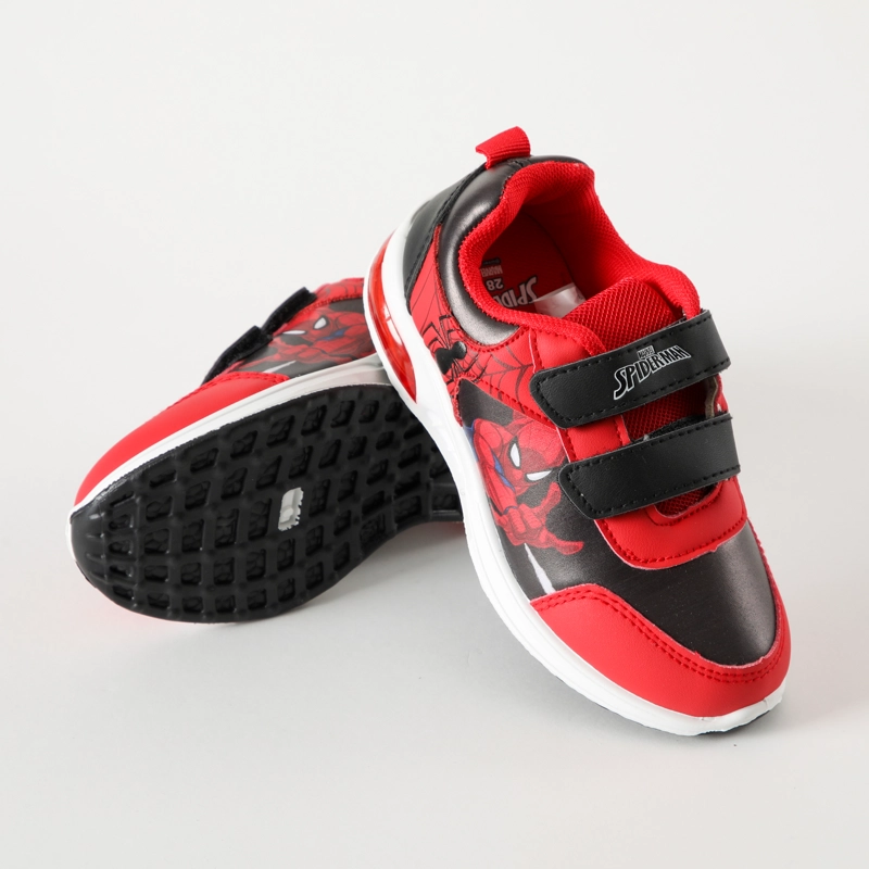 ZAPATILLAS CON LUCES NIÑO ACCION SPIDERMAN ROJO MARVEL - 3