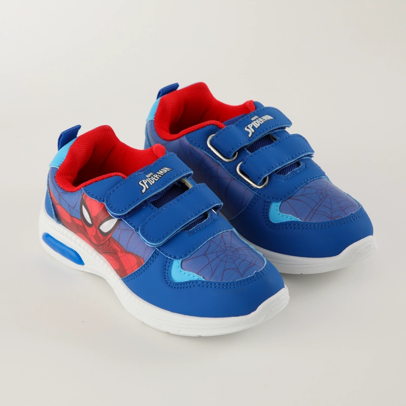 ZAPATILLAS CON LUCES NIÑO CUERPO SPIDERMAN AZUL MARVEL - 2