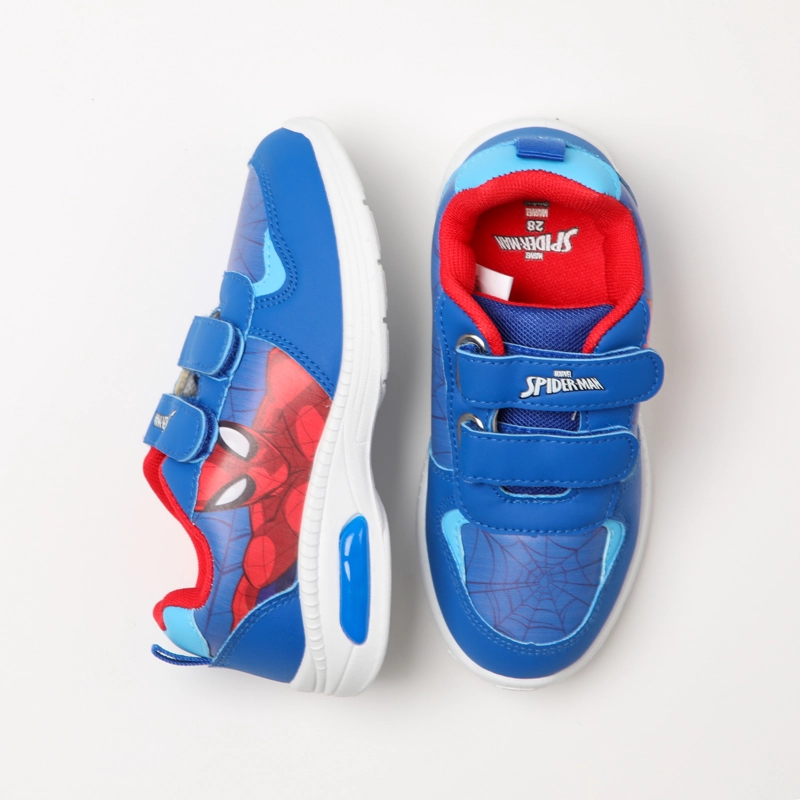ZAPATILLAS CON LUCES NIÑO CUERPO SPIDERMAN AZUL MARVEL - 4