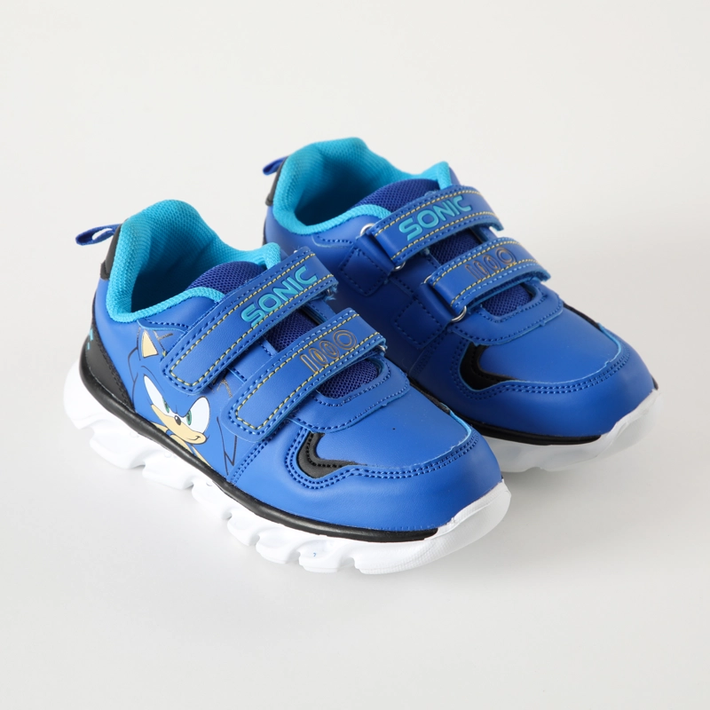 ZAPATILLAS CON LUCES NIÑO ENOJADO AZUL SONIC - 2
