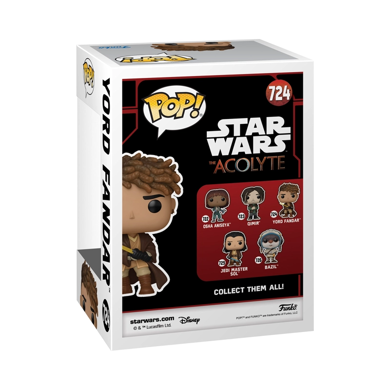 FUNKO POP MULTICOLOR ACOLYTE POP 3 STAR WARS - 724 - 3
