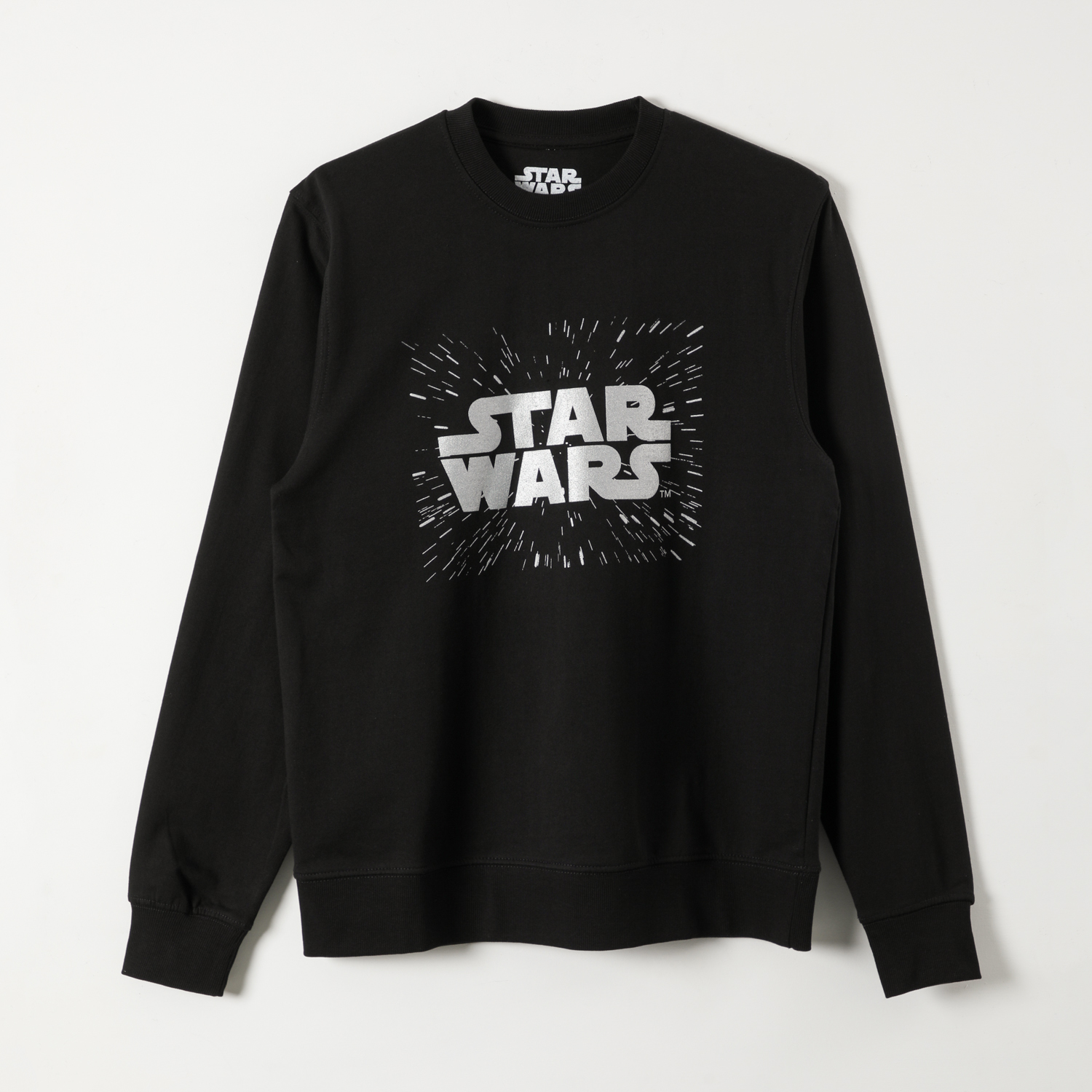 POLERON CERRADO MUJER LOGO NEGRO STAR WARS - 1