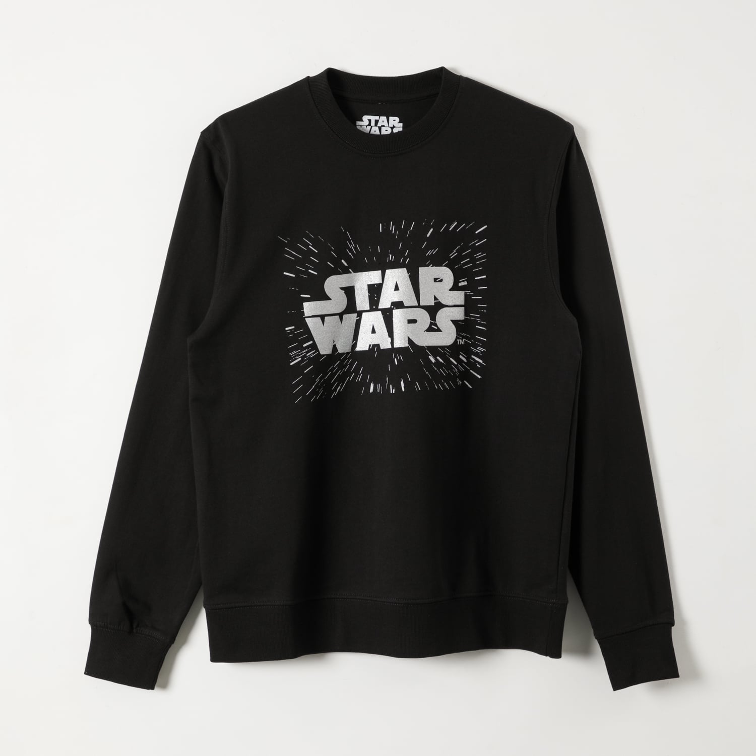 POLERON CERRADO MUJER LOGO NEGRO STAR WARS - 1