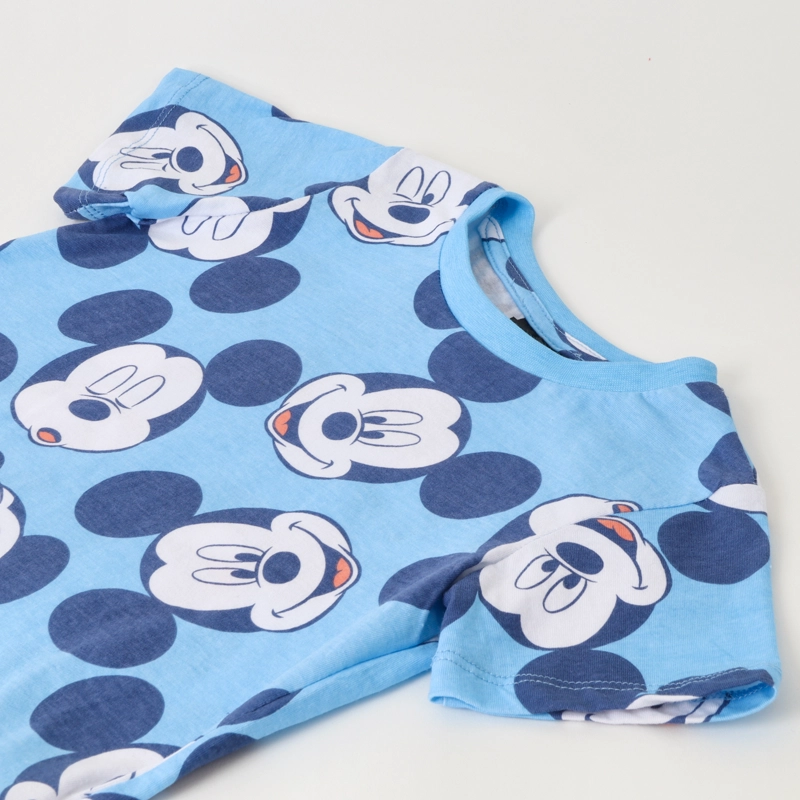 PIJAMA CORTO NIÑO MICKEY FULL PRINT CELESTE DISNEY - 2