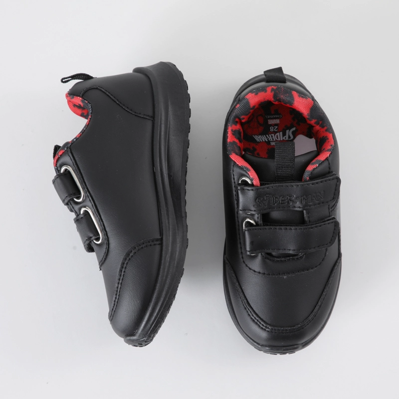 ZAPATILLAS ESCOLAR NIÑO SPIDERMAN FACE NEGRO MARVEL - 3