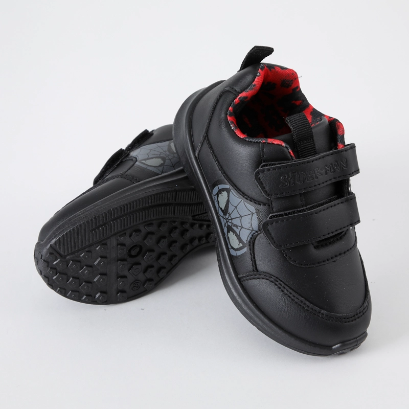 ZAPATILLAS ESCOLAR NIÑO SPIDERMAN FACE NEGRO MARVEL - 4