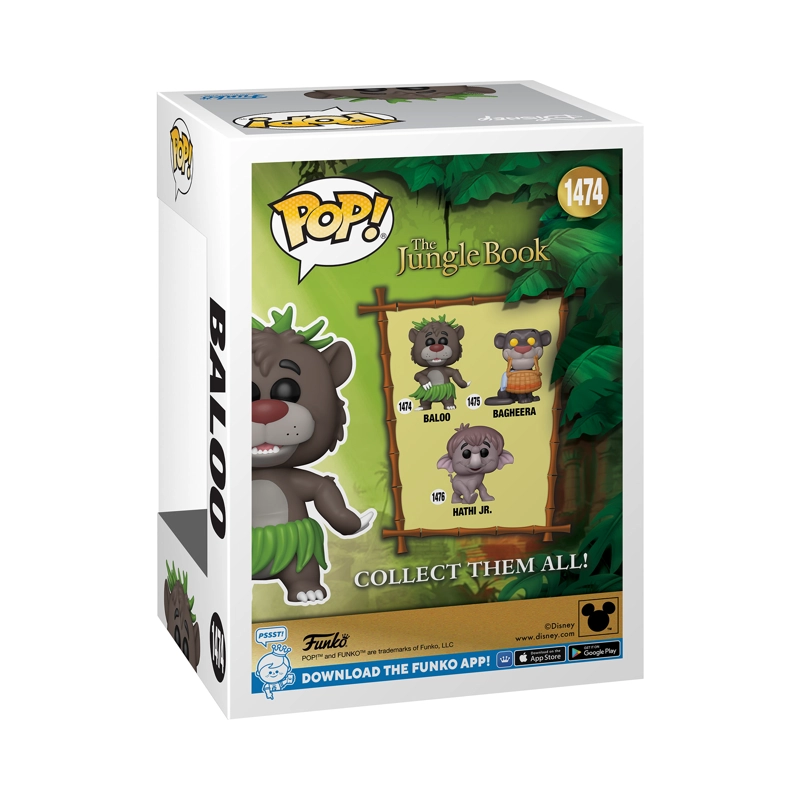 FUNKO POP! BALOO EL LIBRO DE LA SELVA DISNEY #1474 - 3