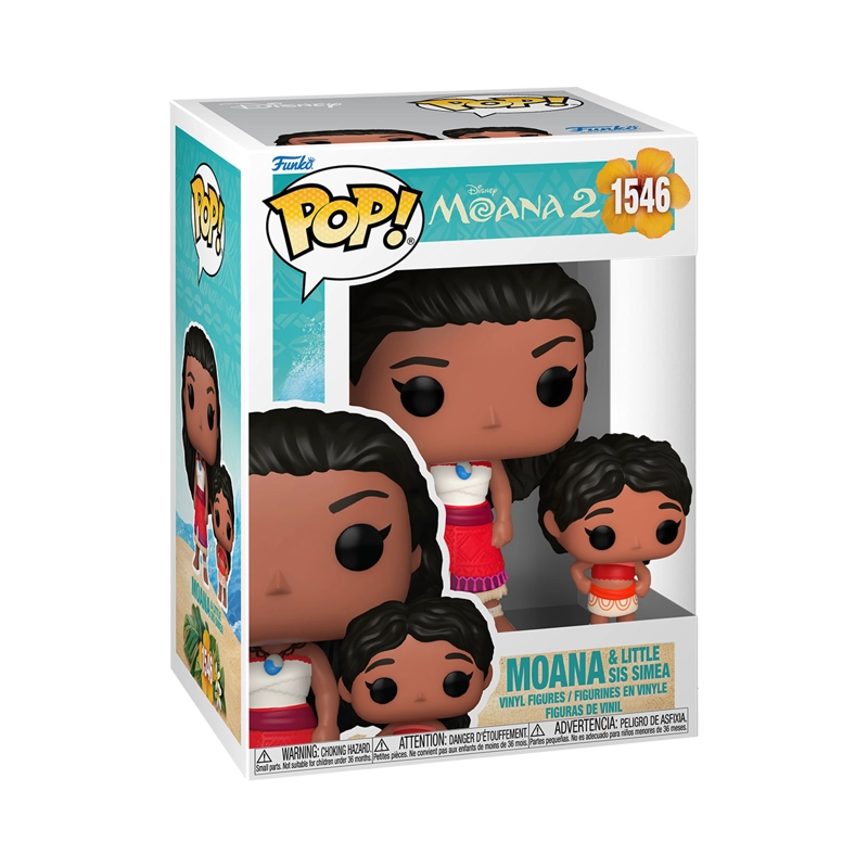 FUNKO POP! & BUDDY MOANA & LITTLE SIS SIMEA DISNEY #1546 - 2
