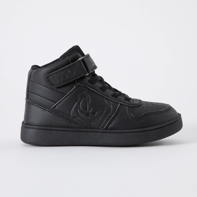ZAPATILLAS ESCOLAR NIÑO CAÑA NEGRO SONIC - 1