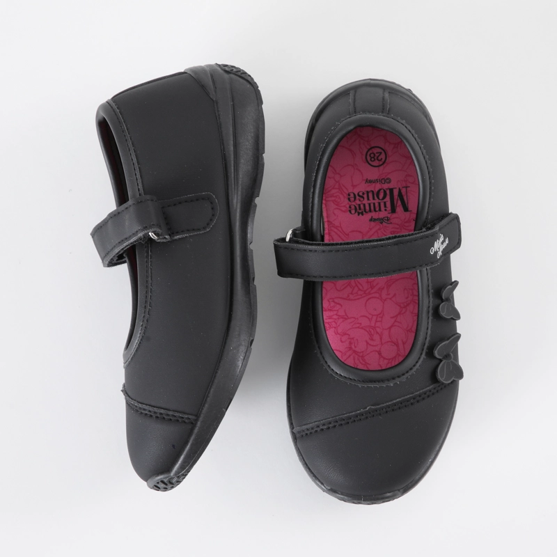 ZAPATILLAS ESCOLAR NIÑA MINNIE MOÑOS NEGRO DISNEY - 3