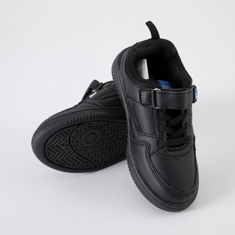 ZAPATILLAS ESCOLAR NIÑO NUMBER NEGRO SONIC - 4