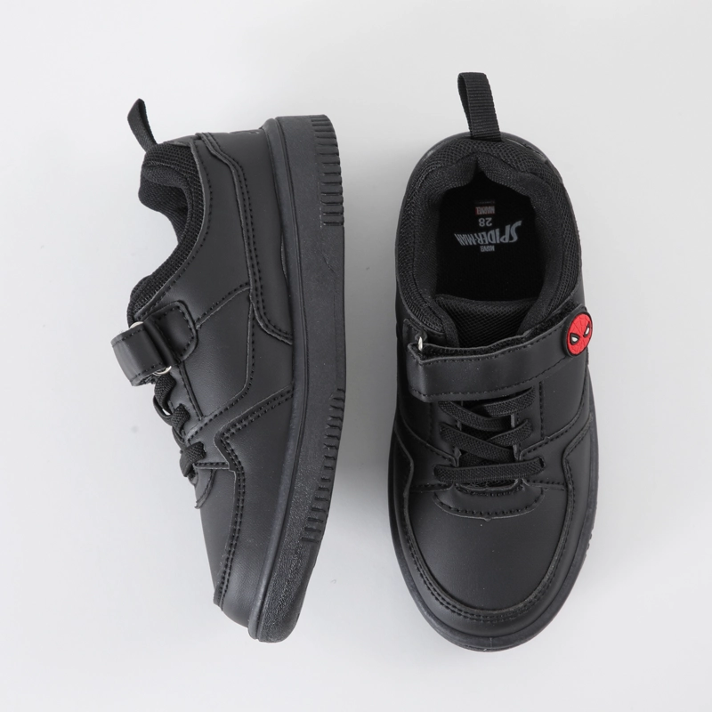 ZAPATILLAS ESCOLAR NIÑO SPIDERMAN LOGO NEGRO MARVEL - 3