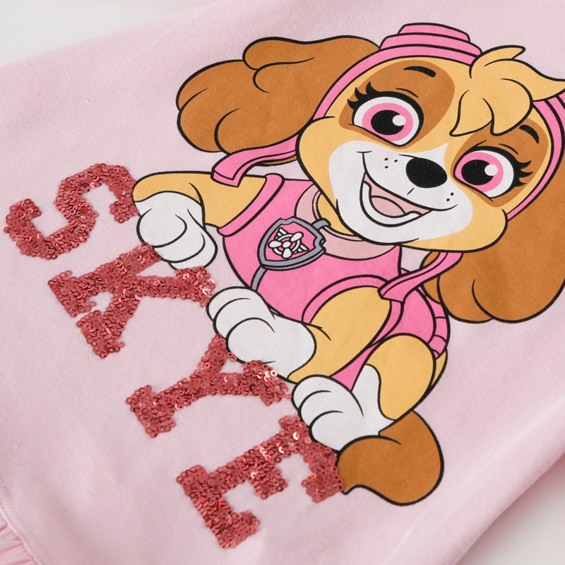 POLERA MANGA LARGA NIÑA PAW PATROL ROSADO HAPPY - 2