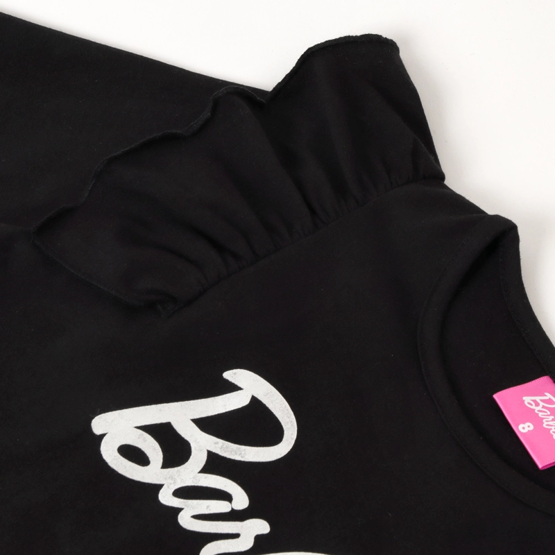 POLERA MANGA LARGA NIÑA BARBIE NEGRO VUELOS - 3