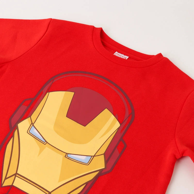 POLERÓN NIÑO MARVEL ROJO IRON MAN MASK - 2