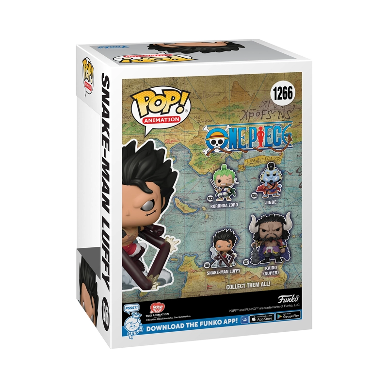 FIGURA COLECCIONABLE FUNKO POP LUFFY SNAKEMAN ONE PIECE 1266 - 3
