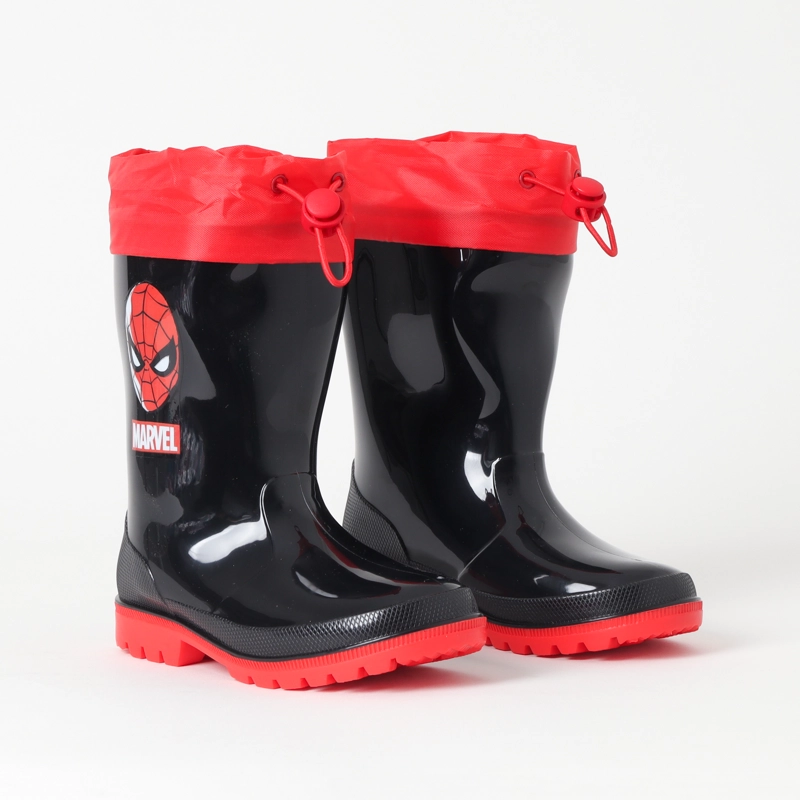 BOTA DE AGUA CON CHIPORRO NIÑO SPIDERMAN MASK NEGRO MARVEL - 3