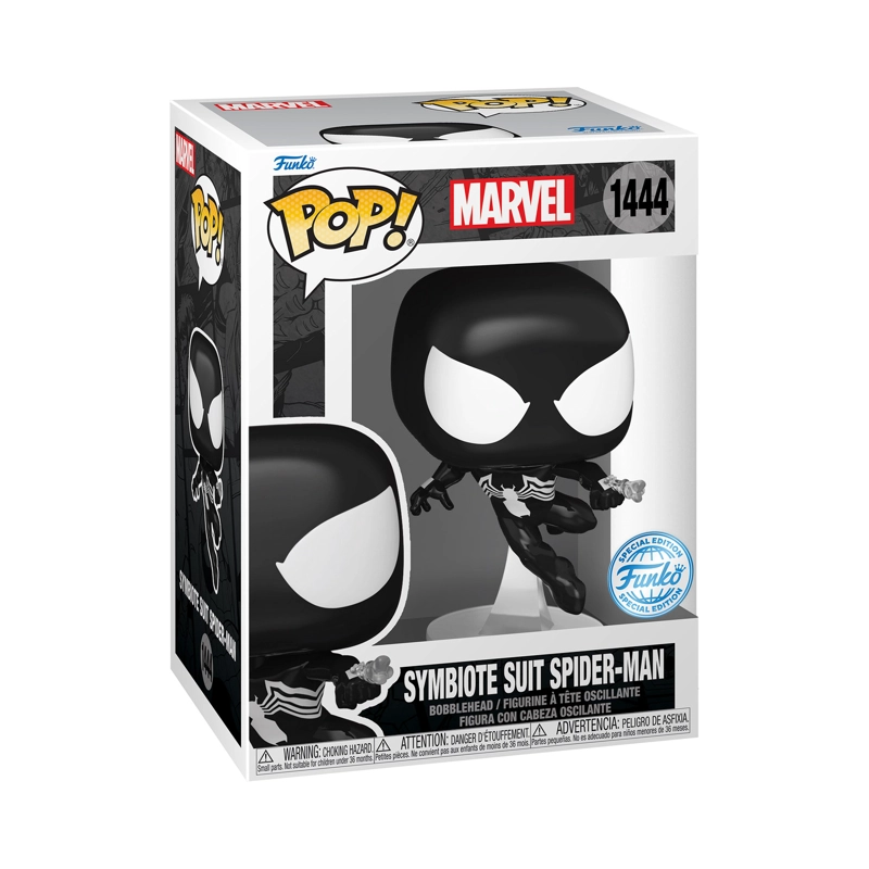 FIGURA COLECCIONABLE FUNKO POP SPIDERMAN CON SIMBIONTE MARVEL 1444 - 2