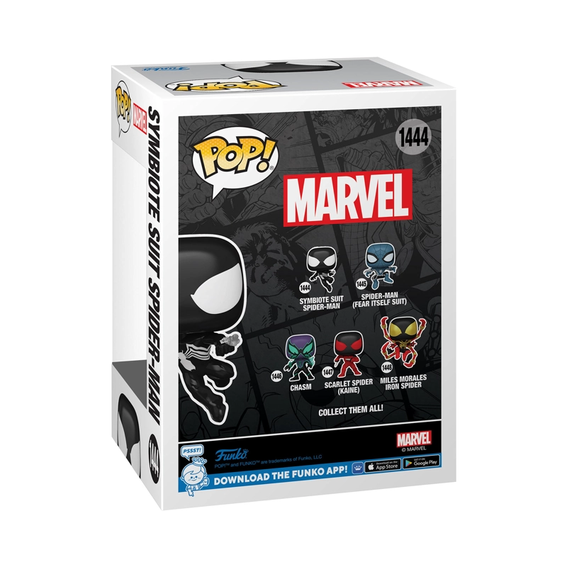 FIGURA COLECCIONABLE FUNKO POP SPIDERMAN CON SIMBIONTE MARVEL 1444 - 3
