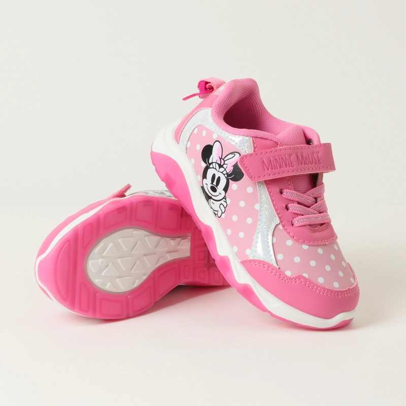 ZAPATILLAS CON LUCES NIÑA MINNIE DOTS ROSADO DISNEY - 5