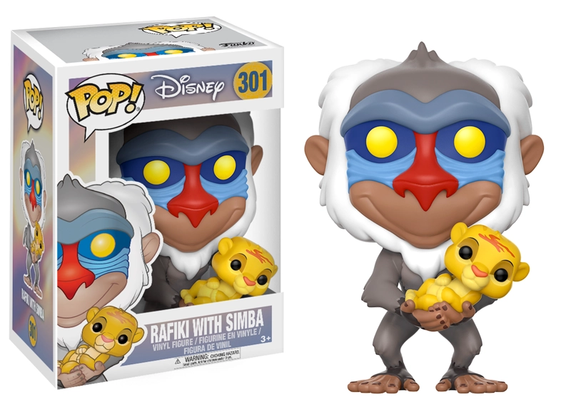 FIGURA COLECCIONABLE FUNKO POP RAFIKI CON SIMBA DISNEY 301 - 2