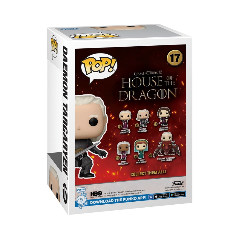 FIGURA COLECCIONABLE FUNKO POP DAEMON TARGARYEN HOUSE OF THE DRAGON 17 - 3
