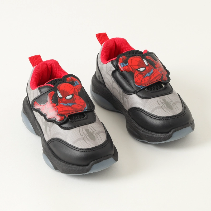 ZAPATILLAS CON LUCES NIÑO SPIDERMAN SPIDEY THREADS NEGRO MARVEL - 2
