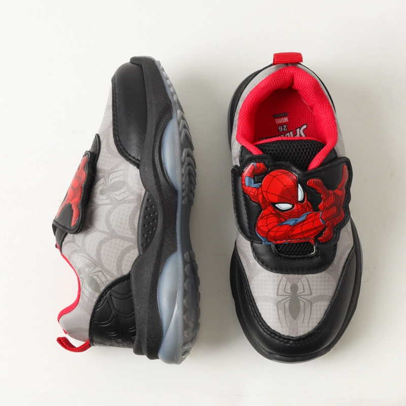 ZAPATILLAS CON LUCES NIÑO SPIDERMAN SPIDEY THREADS NEGRO MARVEL - 3
