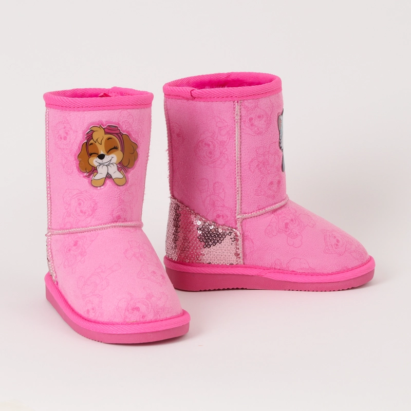 BOTA CHIPORRO NIÑA SKY RIE ROSADO PAW PATROL - 1