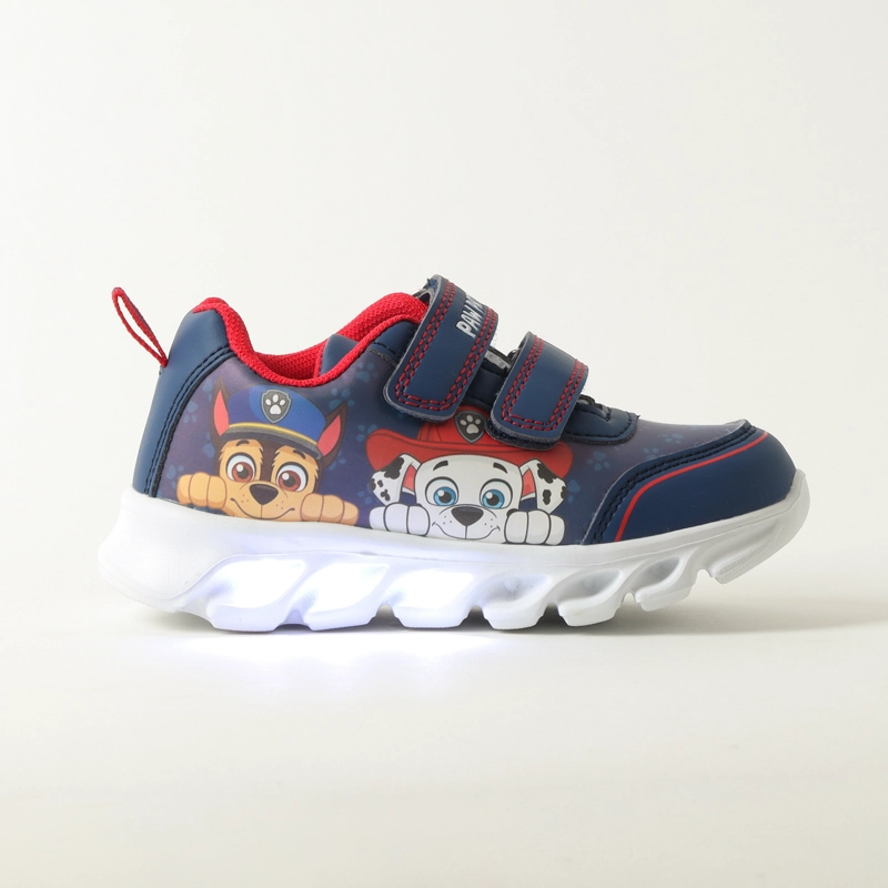 ZAPATILLAS CON LUCES NIÑO DUO PAWS AZUL PAW PATROL - 1