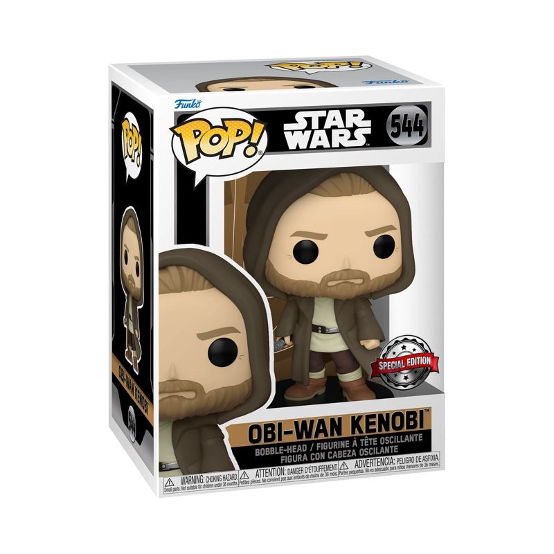 FIGURA COLECCIONABLE FUNKO POP OBI WAN KENOBI STAR WARS 544 - 2