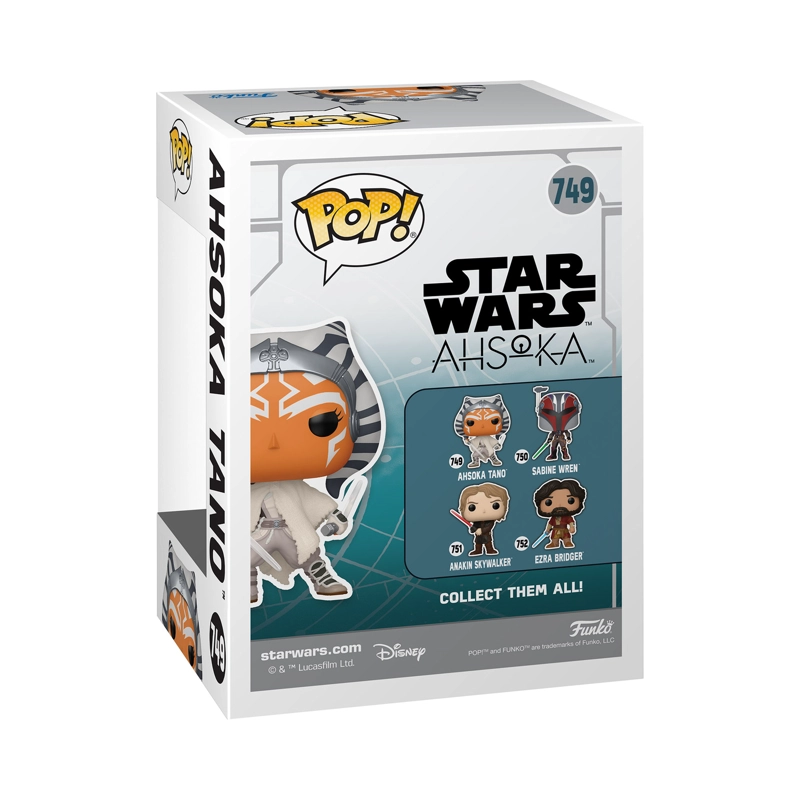 FIGURA COLECCIONABLE FUNKO POP AHSOKA TANO STAR WARS 749 - 3