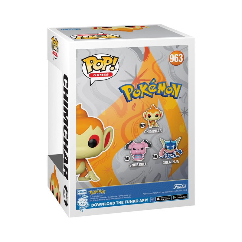 FIGURA COLECCIONABLE FUNKO POP CHIMCHAR POKEMON 963 - 3
