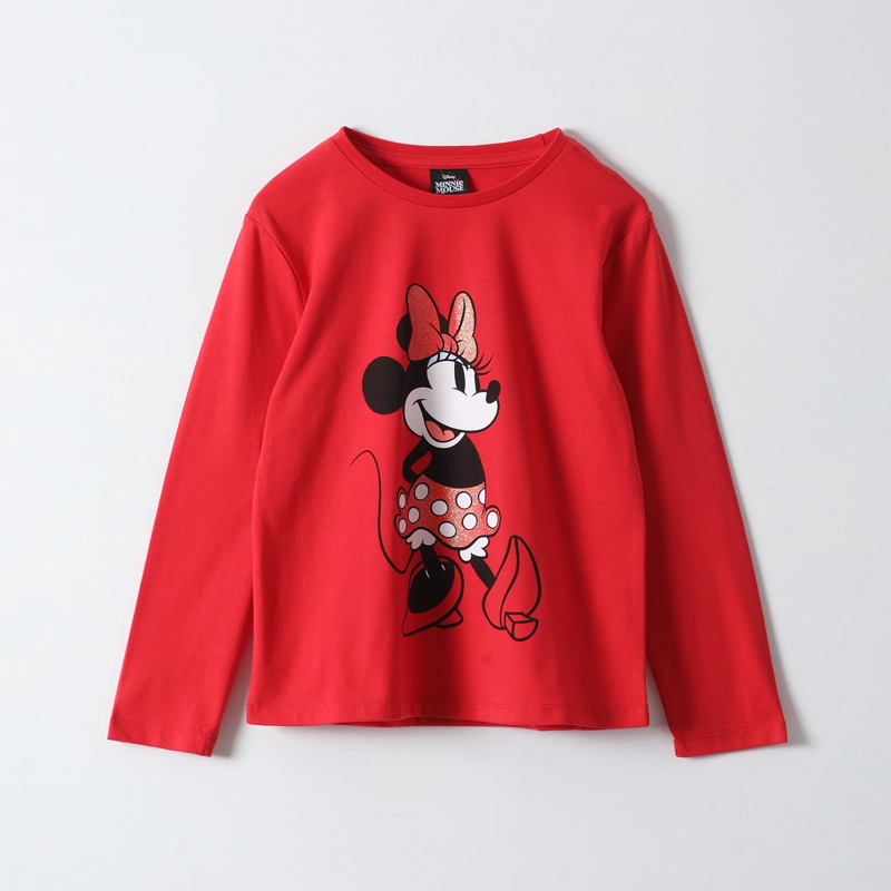 POLERA MANGA LARGA NIÑA DISNEY ROJO MINNIE CHIC - 1