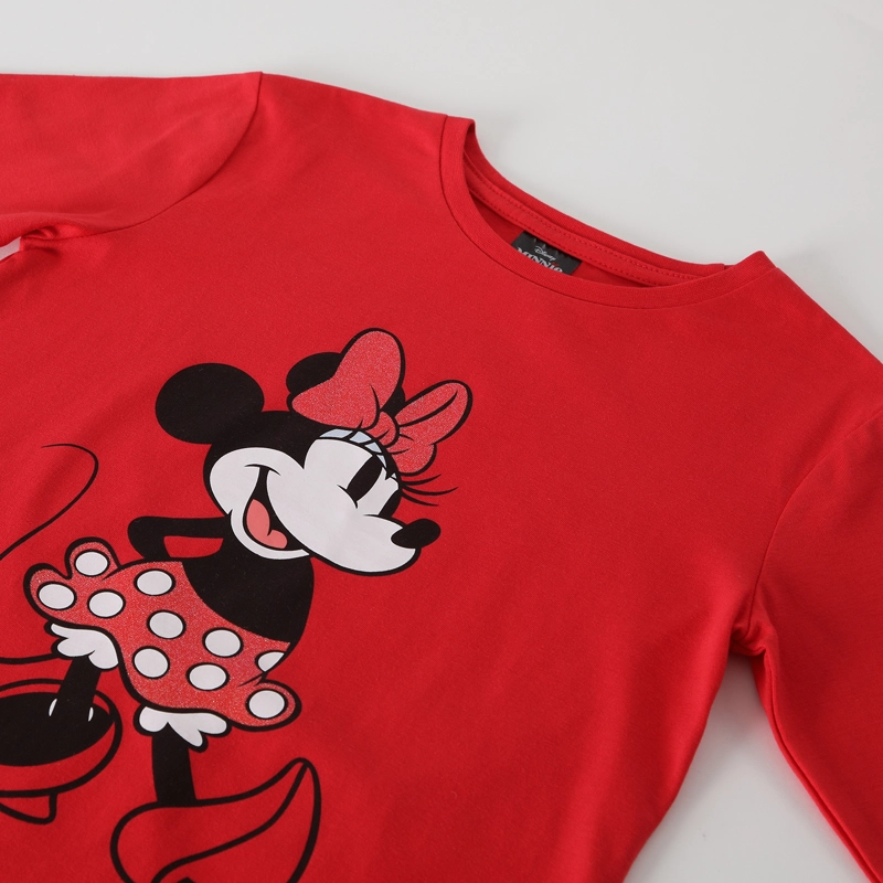 POLERA MANGA LARGA NIÑA DISNEY ROJO MINNIE CHIC - 2