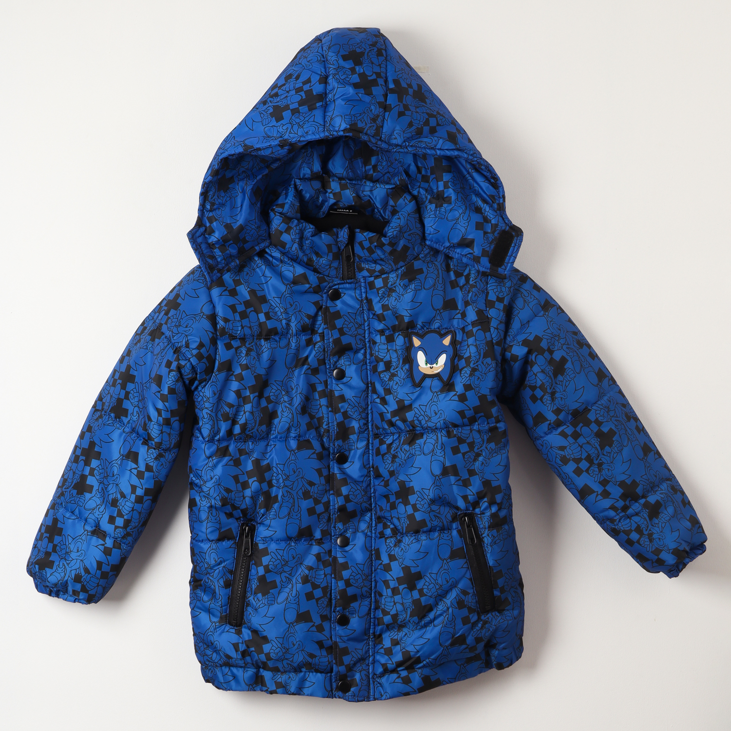 PARKA NIÑO SONIC AZUL FULL PRINT - 1