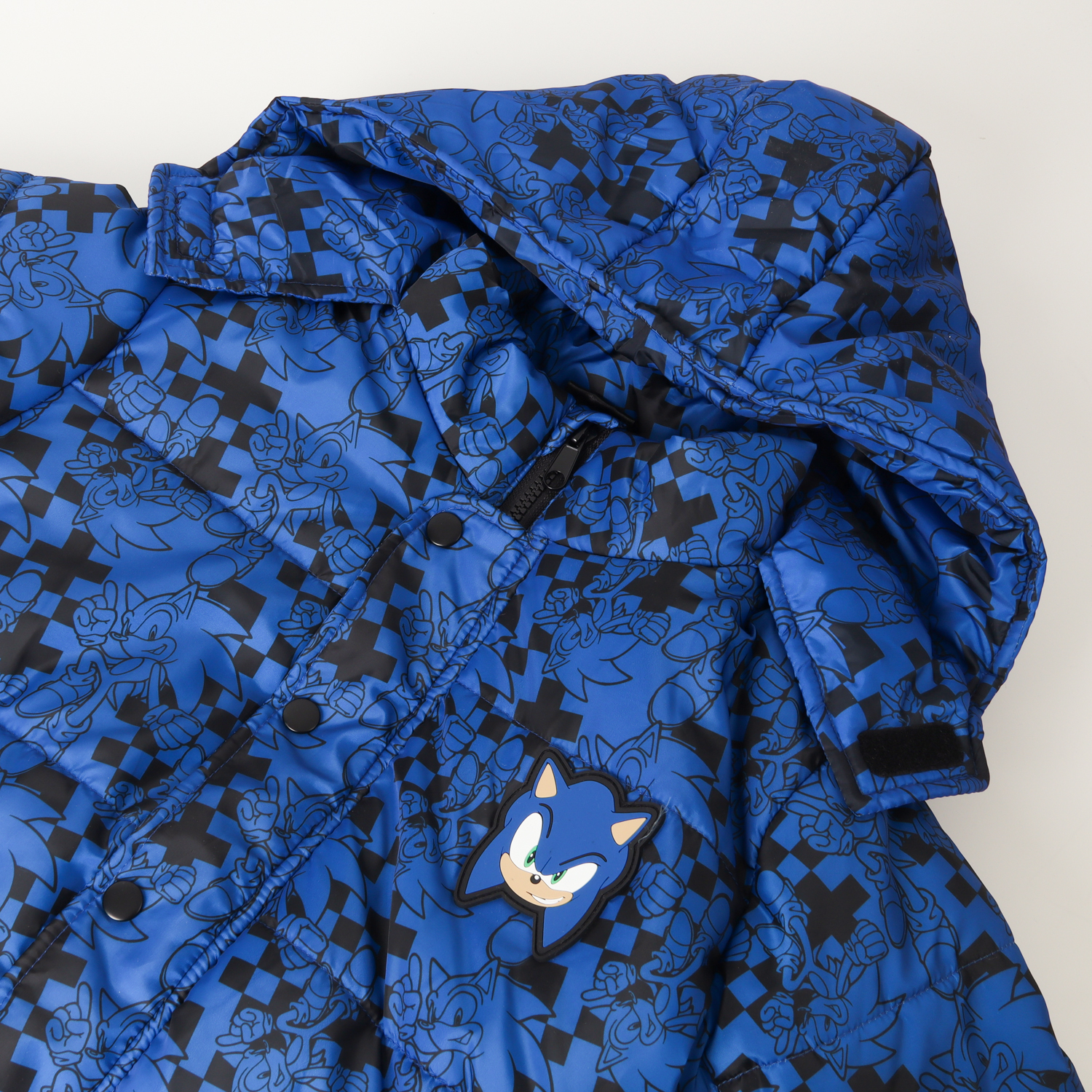 PARKA NIÑO SONIC AZUL FULL PRINT - 2
