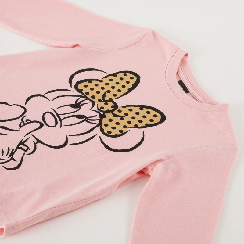 POLERA MANGA LARGA NIÑA DISNEY ROSADO MINNIE GLOW - 2
