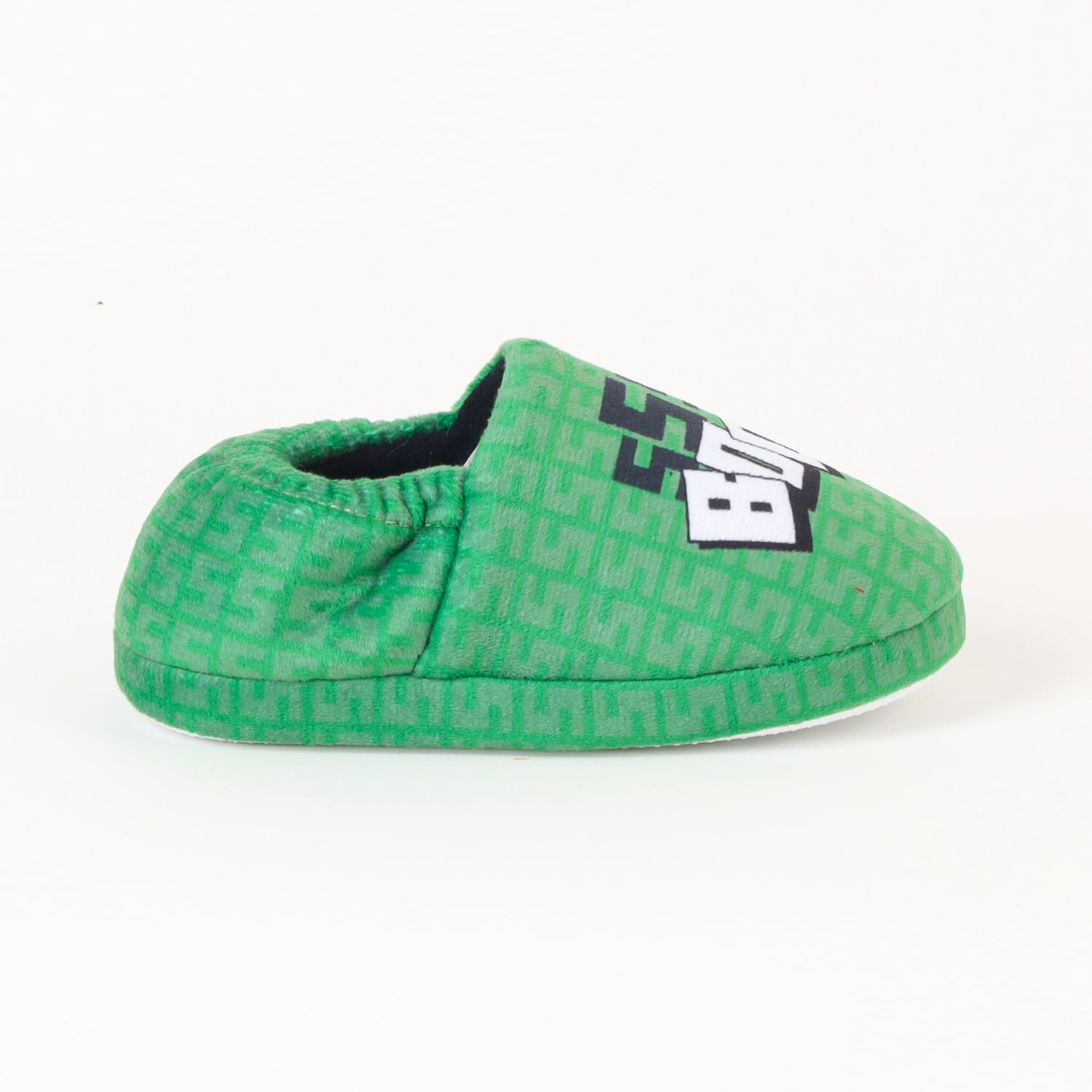 PANTUFLA NIÑO MINECRAFT VERDE SSS BOOM - 2