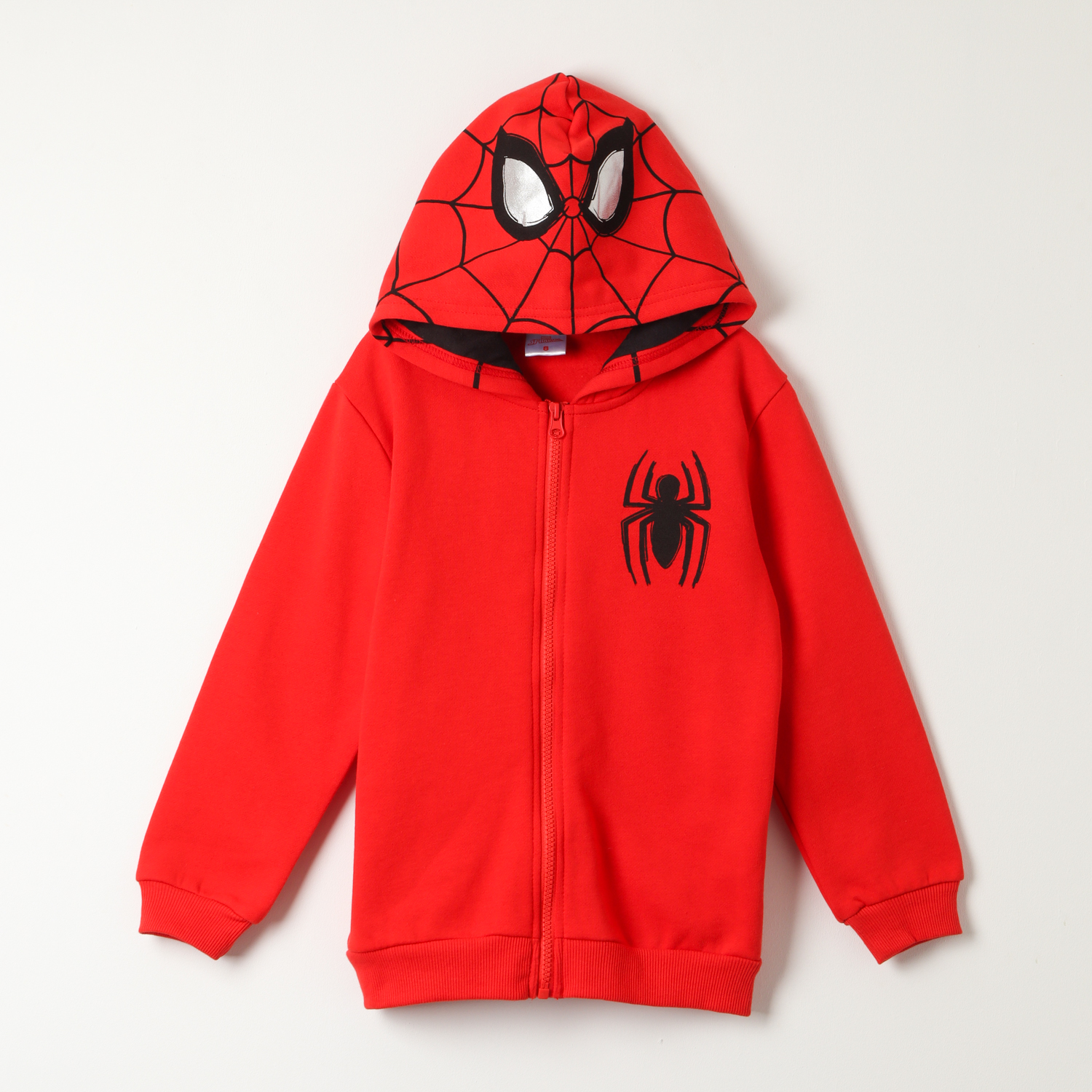 POLERON ABIERTO NIÑO SPIDERMAN CUBIERTO ROJO MARVEL - 1