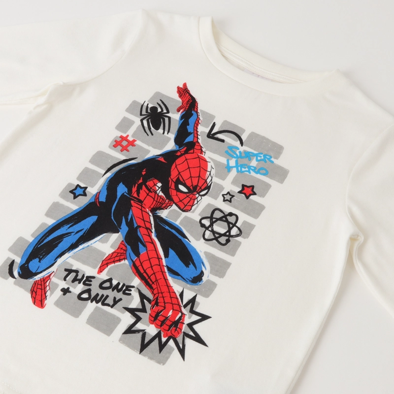 POLERA MANGA LARGA NIÑO SPIDERMAN THE ONE BLANCO MARVEL - 2
