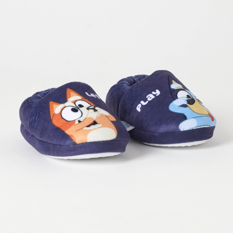PANTUFLA NIÑA FRIENDS AZUL BLUEY - 1