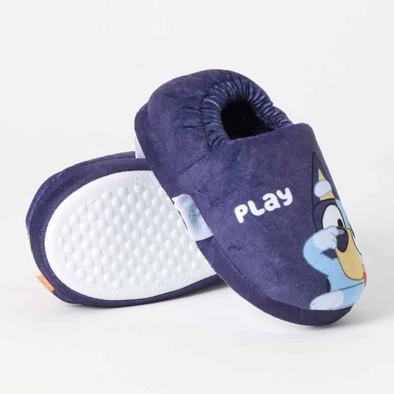 PANTUFLA NIÑA FRIENDS AZUL BLUEY - 3