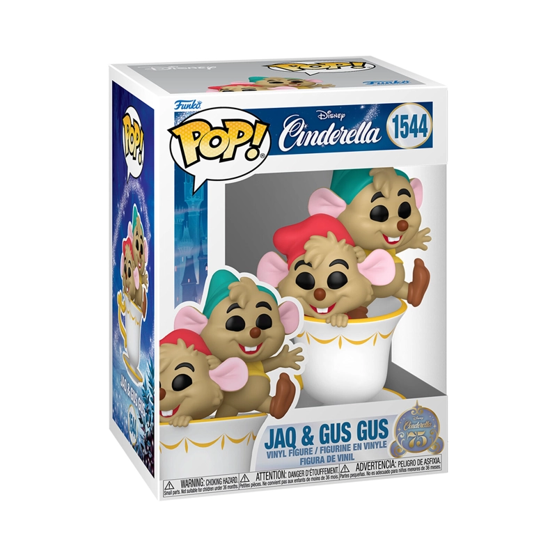FUNKO POP! CENICIENTA 75TH ANIVERSARIO: JAQ & GUS #1544 - 1
