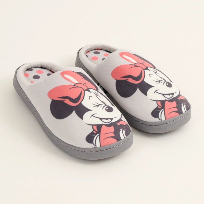 PANTUFLA MUJER MINNIE POSANDO BLANCO DISNEY - 2