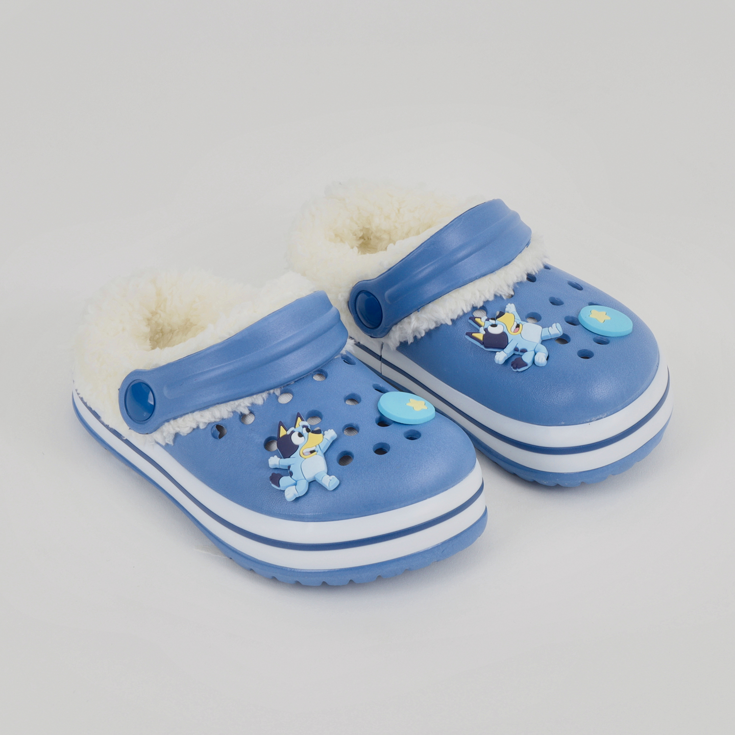 ZUECO DE EVA CON CHIPORRO NIÑO PELOTA AZUL BLUEY - 1
