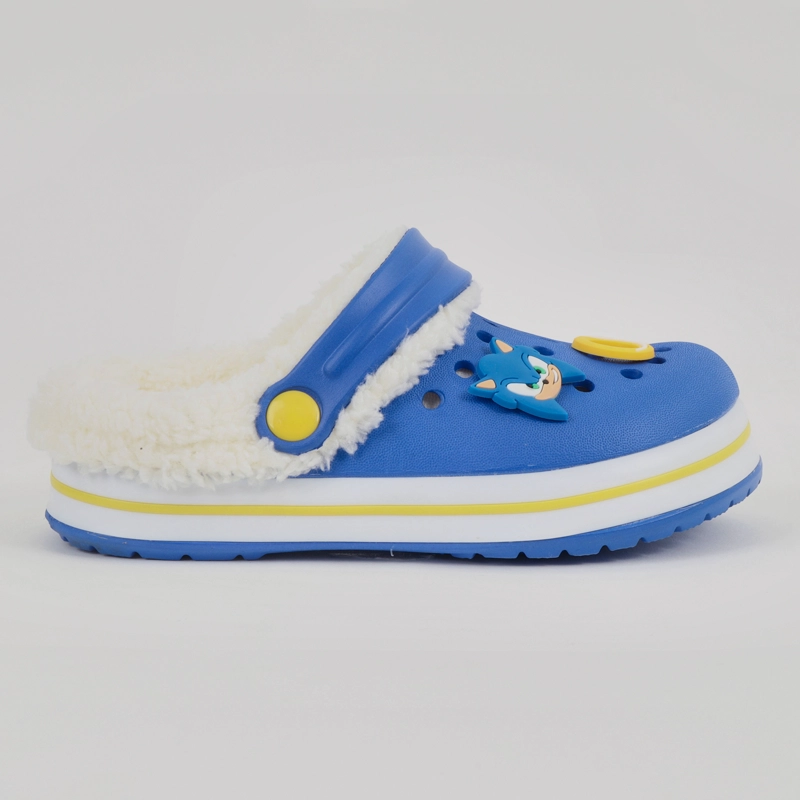 ZUECO DE EVA CON CHIPORRO NIÑO PINS AZUL SONIC - 2