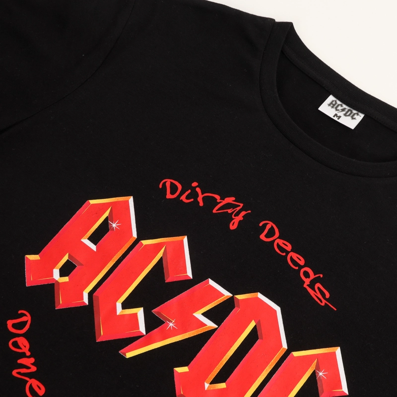 CONJUNTO PIJAMA  HOMBRE DIRT CHEAP NEGRO ACDC - 2