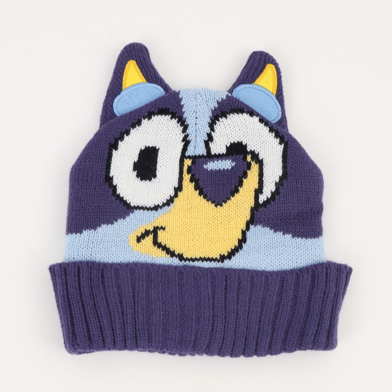 GORRO NIÑO OREJAS AZUL BLUEY - 1